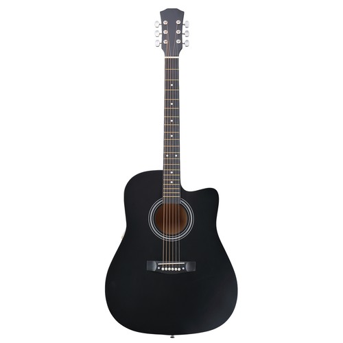 Matte black cutaway - black,